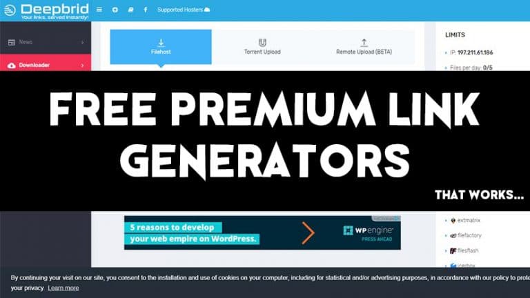Best 16 Free Premium Link Generator Working in 2024