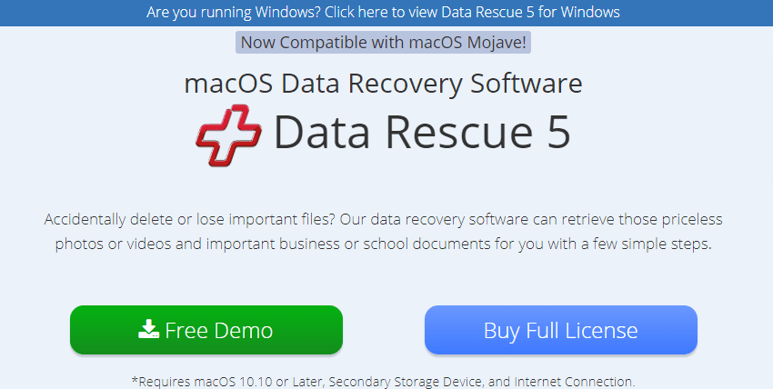 data rescue 5 limited recovery