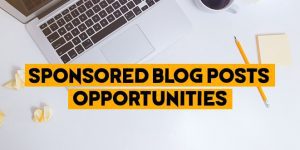 sponsored blog post opportunities