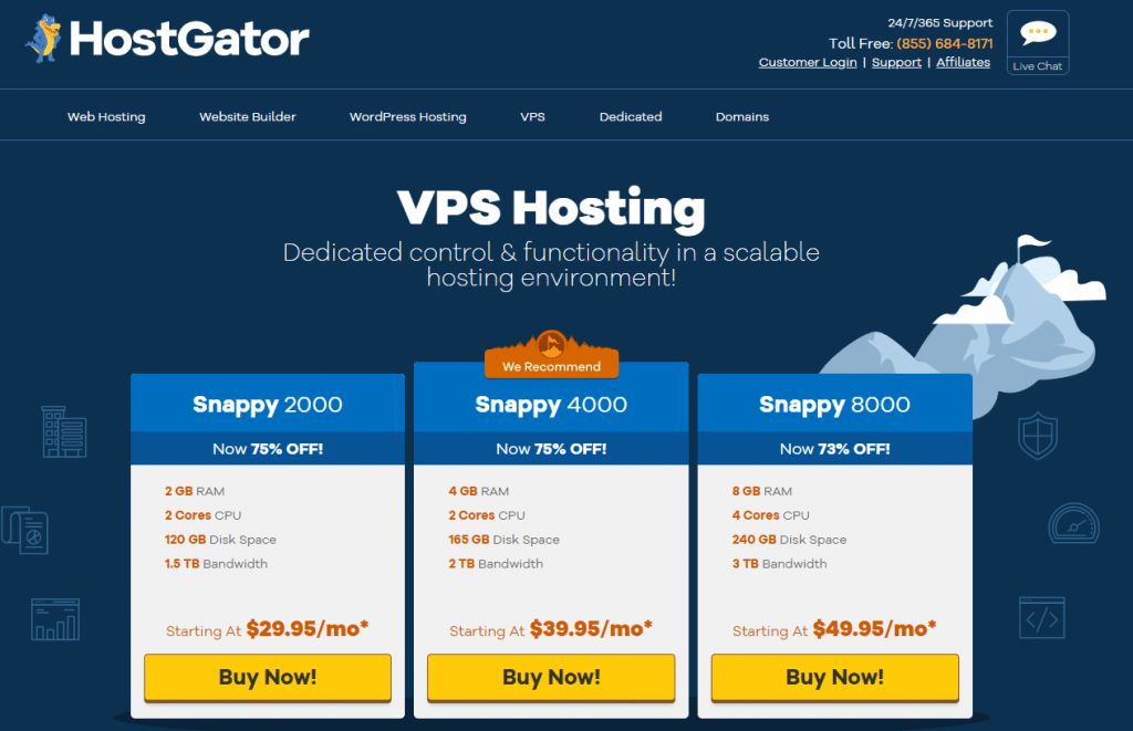 Hostgator VPS hosting