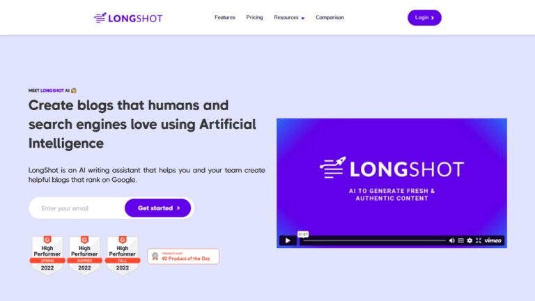 LongShot AI Review 2023 (Best Long Form AI Writer)