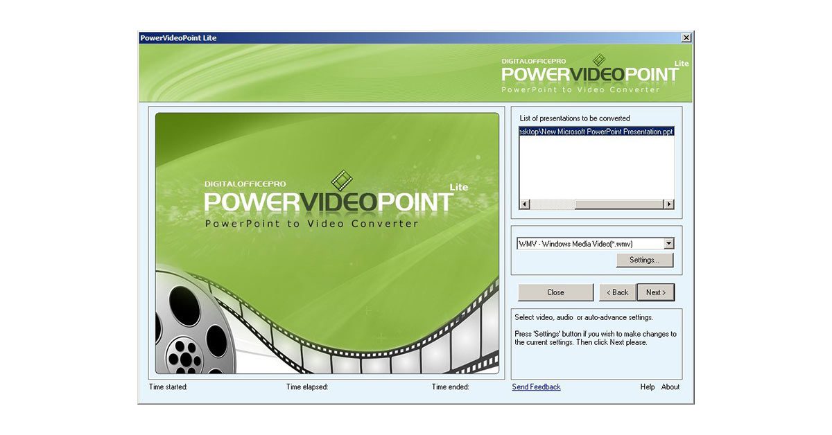 powerpoint to video