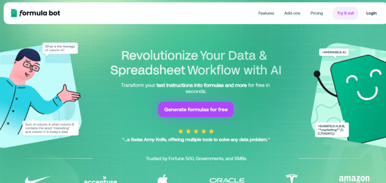 6 Best AI for Excel Tools in 2023 (Automate your Google Sheet)