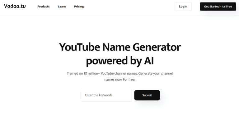 7 Best AI Youtube Name Generators