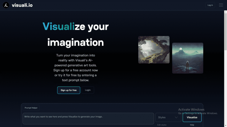 Visuali Review: Turn Your Visual Imagination Into Reality in Minutes