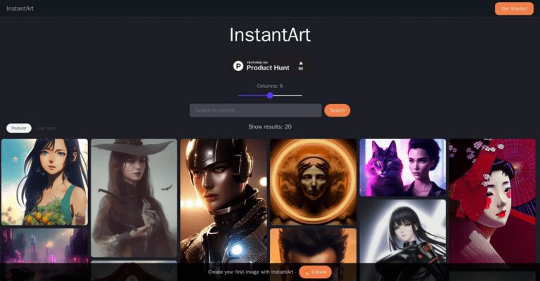 InstantArt AI Review: Create Unique Art In Few Seconds