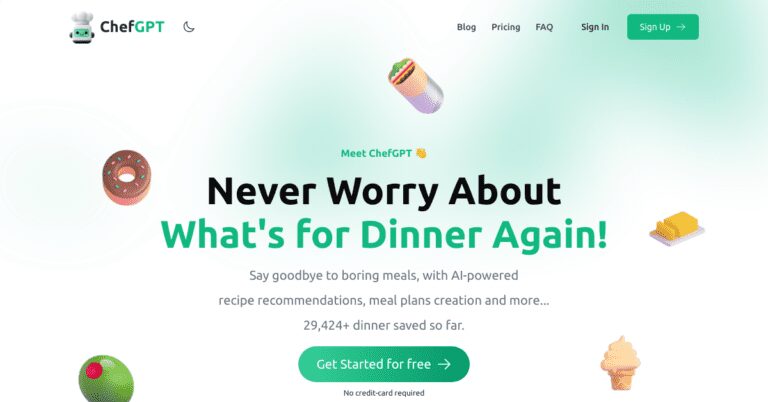 ChefGPT XYZ Review: Cook With The Most Salient Chef