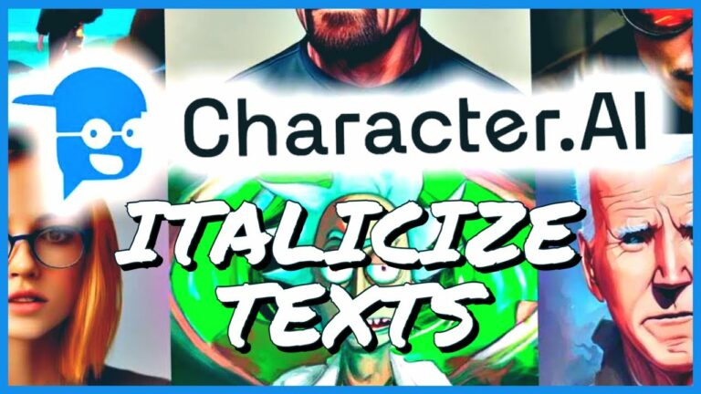 How to Italicize in Character AI in 3 Simple Steps