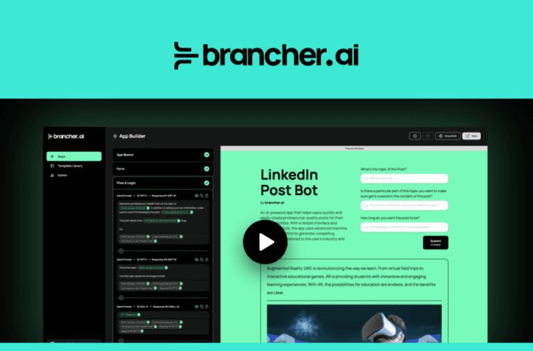 Brancher AI Review: Build AI Apps Without Coding