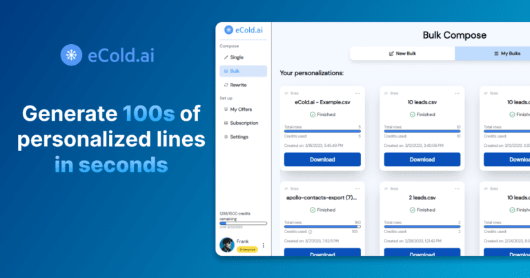 Ecold AI: Revolutionize Your Cold Email Outreach With AI