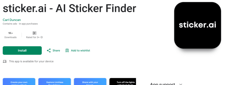 Sticker: Finds Unique AI Stickers for You