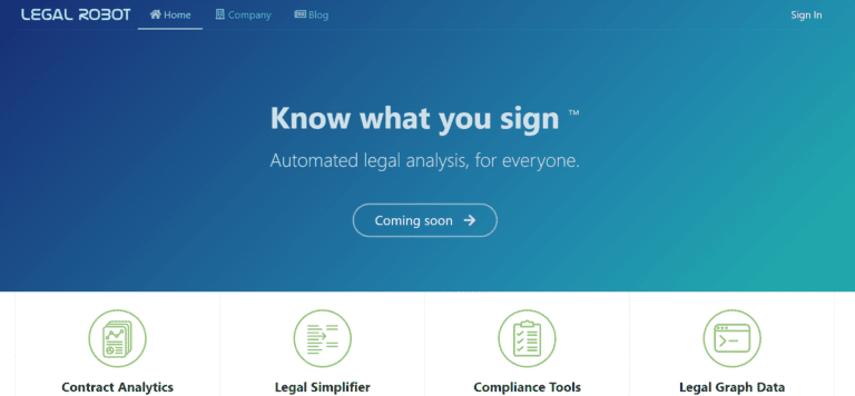 Legal Robot: Simplified and Automated Legal Analysis for Everyone