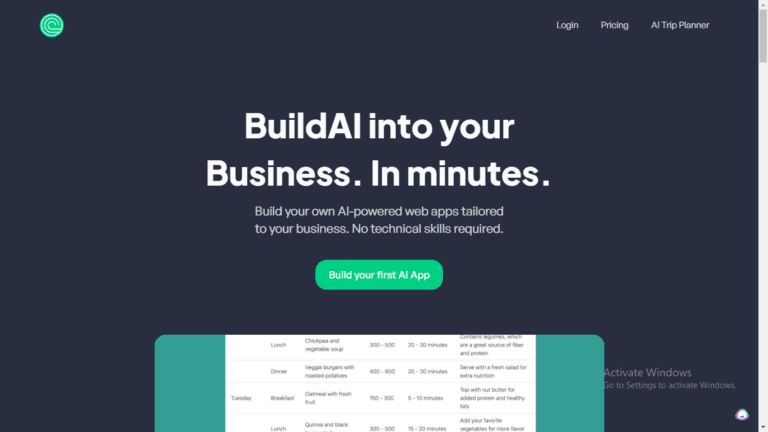Buildai.space: Online Business Tool for Building AI-powered Web Apps