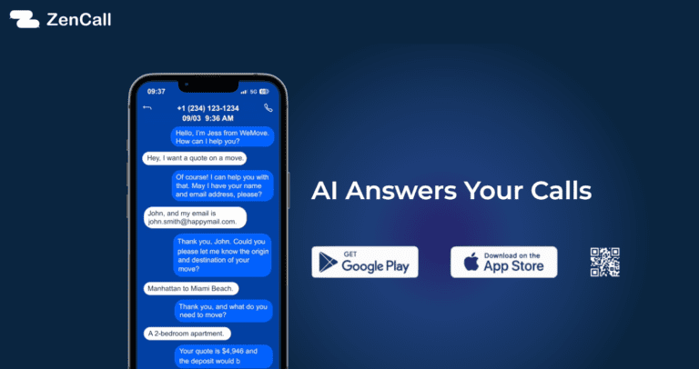 Zencall: AI Answers Your Calls and Receive Notifications Quickly