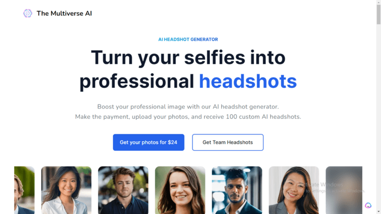 The Multiverse AI: Powerful AI Headshot Generator to Boost Your Professional Image