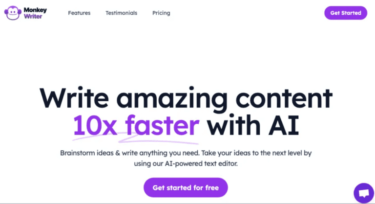Monkey Writer: Quickly Write and Edit Text With Artificially Intelligent
