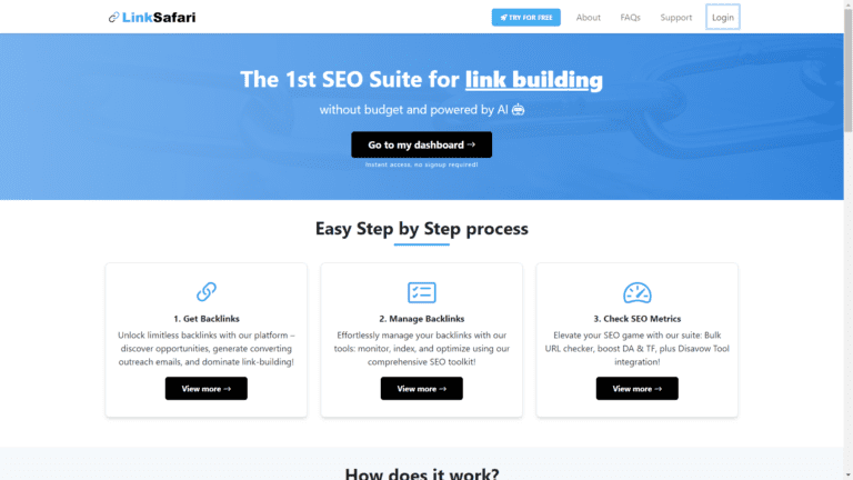 LinkSafari: Free AI-Powered SEO Suite for Effective Link Building