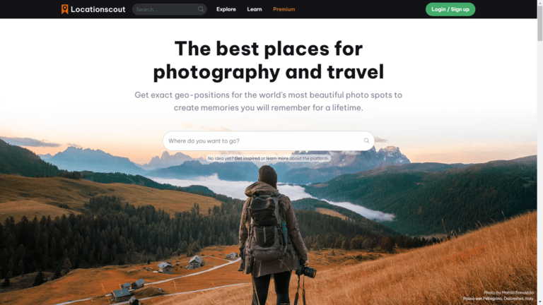LocationScout: Discover the Best Destinations for Photography and Travel