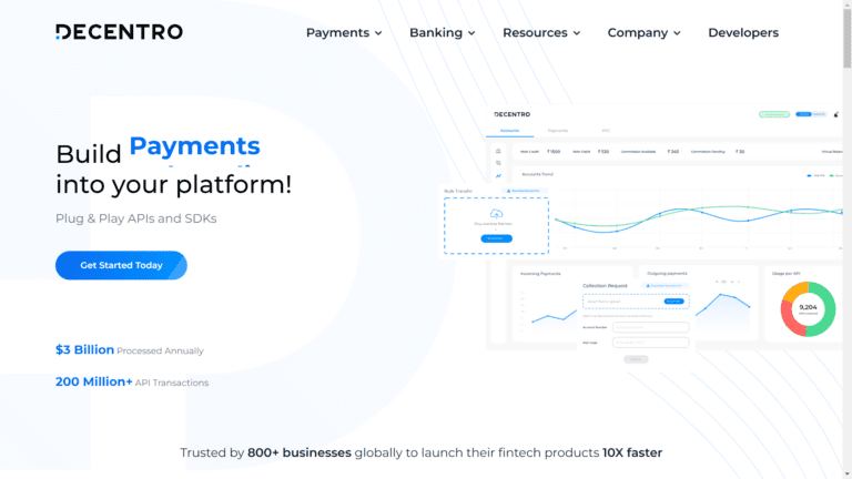 Decentro: Free AI Tool for Building Payments into Your Platform