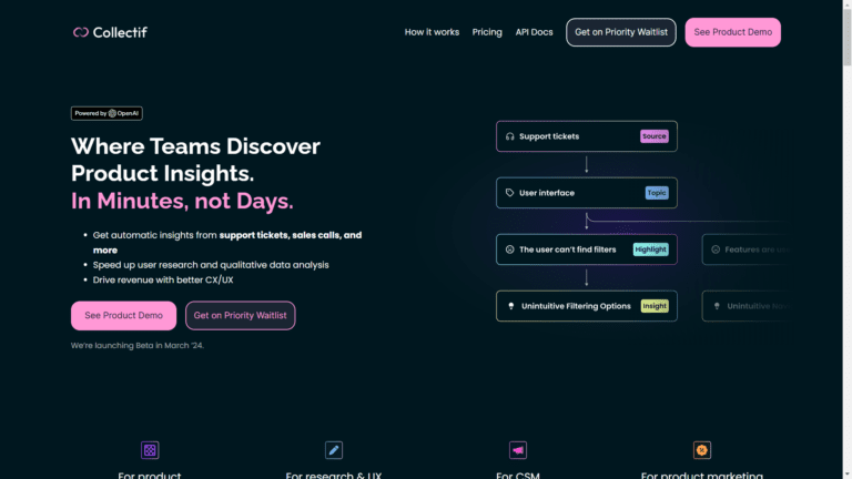Collectif AI: Discover Product Insights for Your Teams in Minutes